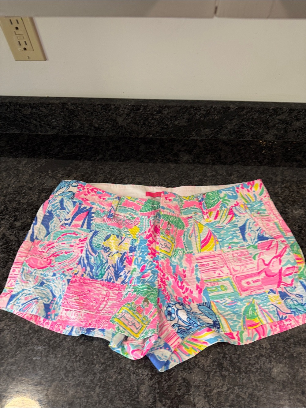 Lilly Pulitzer Bright Multicolor Tropical Print Shorts